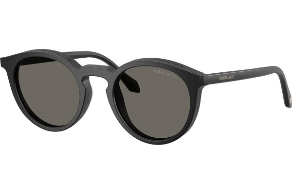 Okulary przeciwsłoneczne Giorgio Armani AR8230U 5875R5 Okrągłe Czarne