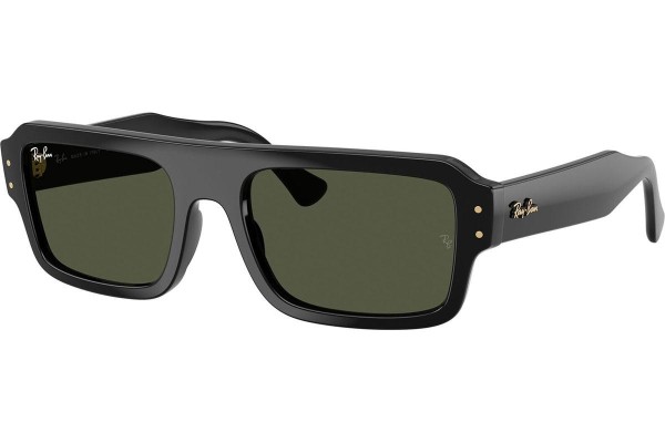 Okulary przeciwsłoneczne Ray-Ban Lukas RB4454 667731 Prostokątne Czarne