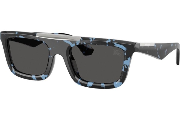 Okulary przeciwsłoneczne Burberry BE4451U 411187 Prostokątne Czarne