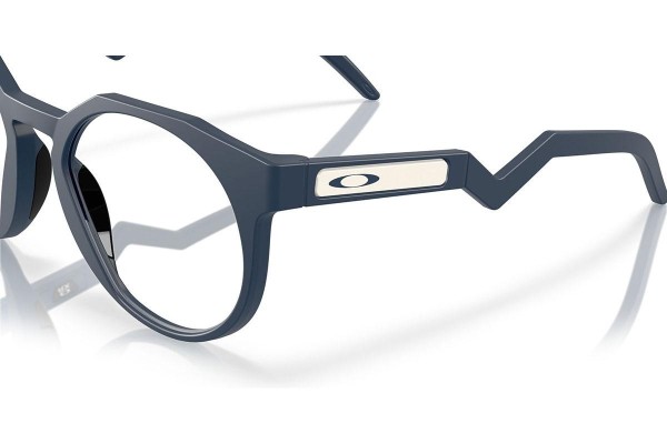 Okulary korekcyjne Oakley Hstn Rx OX8139 813910 Okrągłe Niebieskie