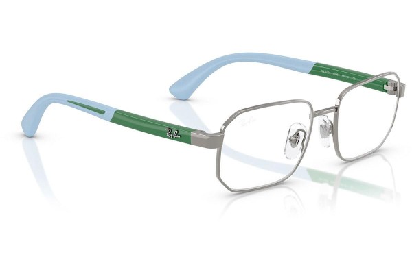 Glasses Ray-Ban Junior RY1060 4095 Prostokątne Srebrne