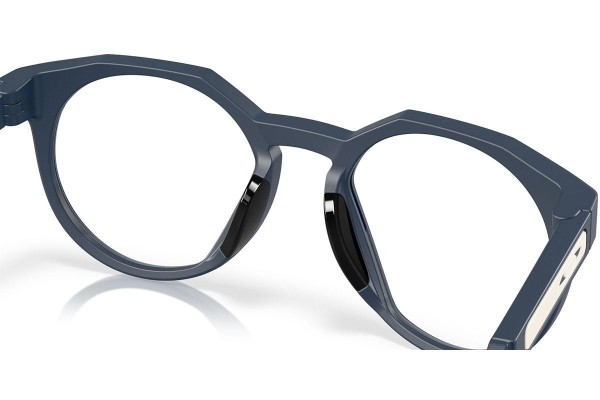 Okulary korekcyjne Oakley Hstn Rx OX8139 813910 Okrągłe Niebieskie