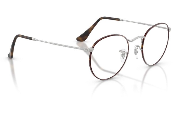 Okulary korekcyjne Ray-Ban Round Metal Classic RX3447V 3194 Okrągłe Havana