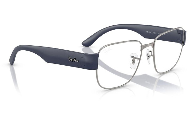 Okulary korekcyjne Ray-Ban RX6532 3189 Kwadratowe Srebrne