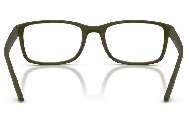 Okulary korekcyjne Prada Linea Rossa PS06RV 15X1O1 Prostokątne Zielone