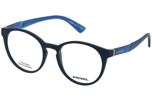 Okulary korekcyjne Diesel DL5367 091 Okrągłe Niebieskie