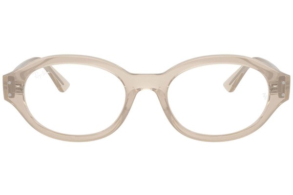 Glasses Ray-Ban Shilo RX7257 8433 Owalne Białe