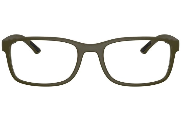 Okulary korekcyjne Prada Linea Rossa PS06RV 15X1O1 Prostokątne Zielone