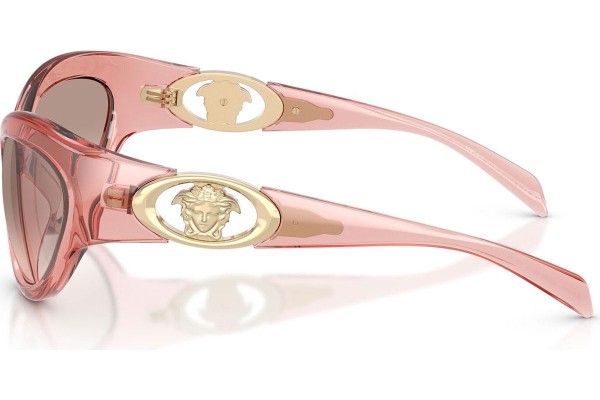 Okulary przeciwsłoneczne Versace VE4485 53228Z Kocie oczy Różowe