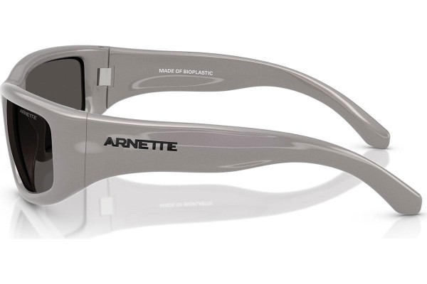 Okulary przeciwsłoneczne Arnette Zyme AN4358 296187 Kocie oczy Srebrne