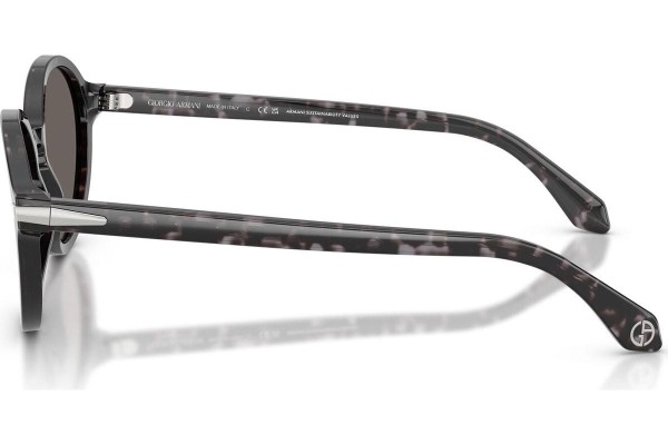 Okulary przeciwsłoneczne Giorgio Armani AR8237 6236B1 Okrągłe Havana