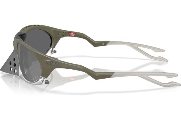 Okulary przeciwsłoneczne Oakley Plantaris OO9437 943707 Nieregularny Zielone