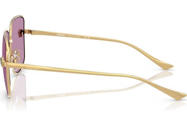 Okulary przeciwsłoneczne Versace VE2282 1002AK Kwadratowe Złote