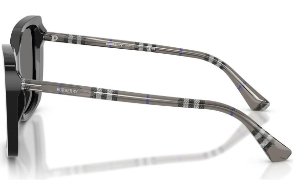 Okulary przeciwsłoneczne Burberry BE4456 416581 Polarized Kocie oczy Czarne