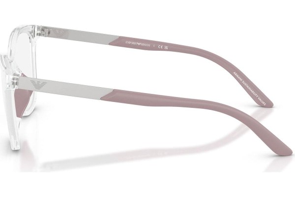 Okulary korekcyjne Emporio Armani EK3011U 5893 Kocie oczy Przezroczyste