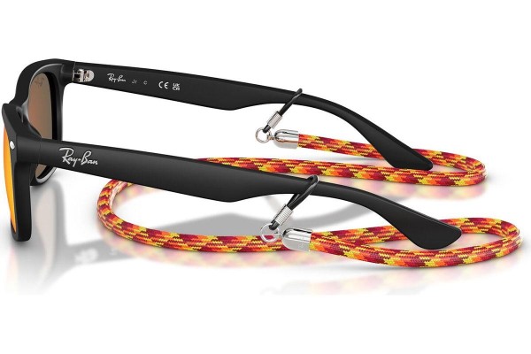 Okulary przeciwsłoneczne Ray-Ban Junior New Wayfarer Junior RJ9052S 70286Q Kwadratowe Czarne