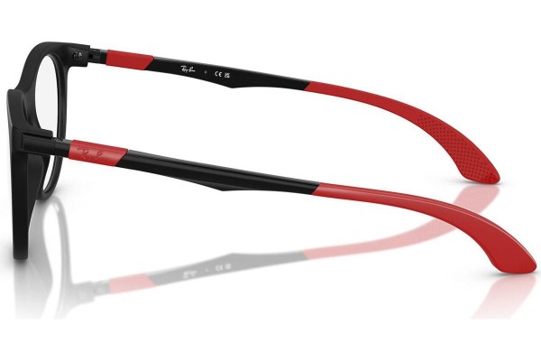Okulary korekcyjne Ray-Ban Junior RY9082V 7501 Okrągłe Czarne