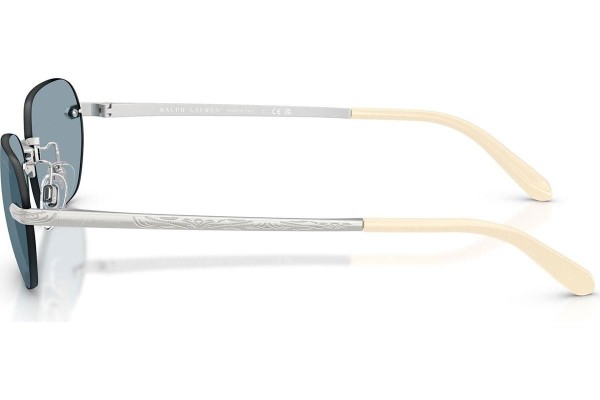 Okulary przeciwsłoneczne Ralph Lauren RL7089 900172 Prostokątne Srebrne