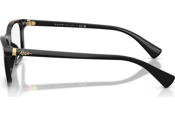 Okulary korekcyjne Ralph by Ralph Lauren RA7179U 5001 Prostokątne Czarne