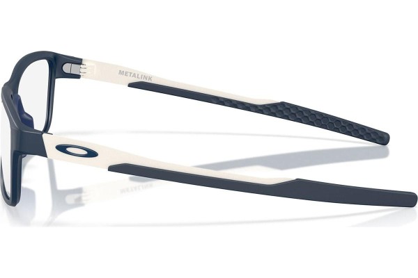 Okulary korekcyjne Oakley Metalink OX8153 815316 Prostokątne Niebieskie
