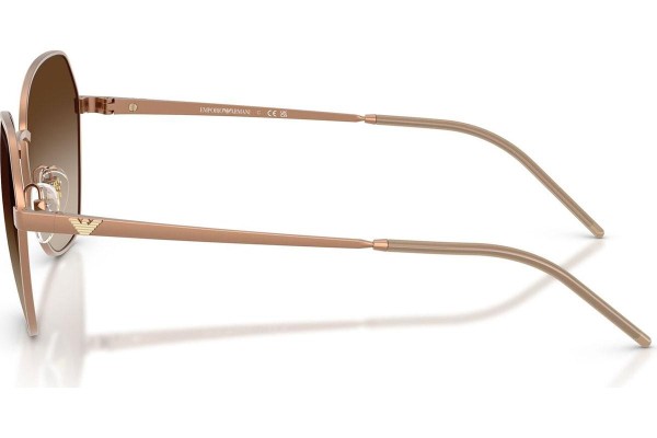 Okulary przeciwsłoneczne Emporio Armani EA2161 340013 Kwadratowe Brązowe