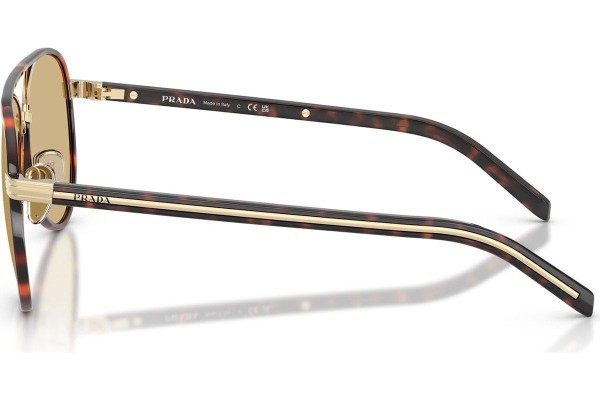 Okulary przeciwsłoneczne Prada PRB57S 21E10R Pilotki (Aviator) Havana