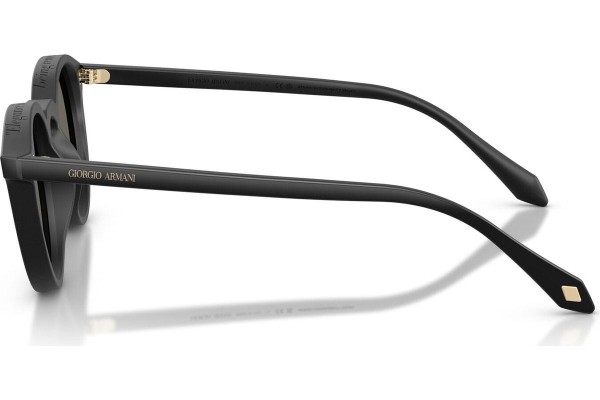 Okulary przeciwsłoneczne Giorgio Armani AR8230U 5875R5 Okrągłe Czarne