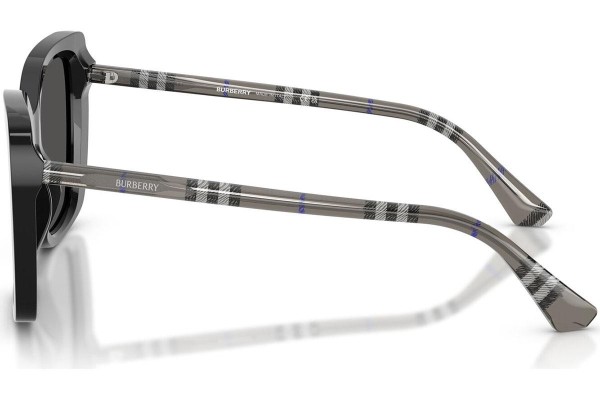 Okulary przeciwsłoneczne Burberry BE4456 416587 Kocie oczy Czarne