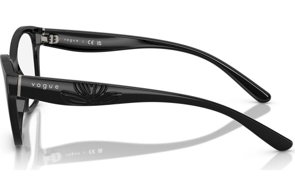 Okulary korekcyjne Vogue Eyewear VO5628 W44 Kocie oczy Czarne