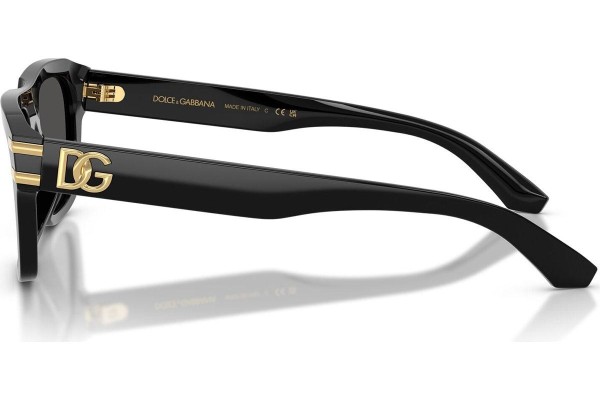Okulary przeciwsłoneczne Dolce & Gabbana DG4496 501/87 Prostokątne Czarne