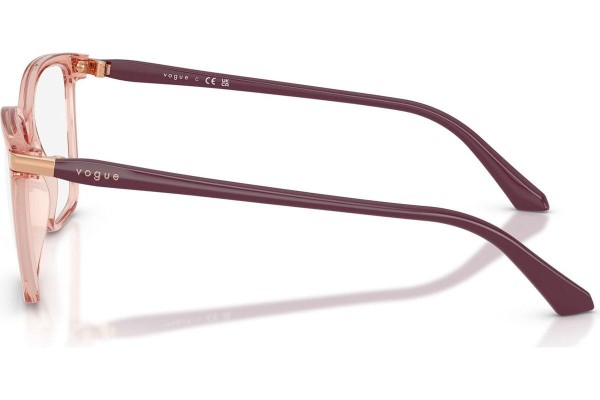 Okulary korekcyjne Vogue Eyewear VO5654 2864 Kwadratowe Różowe