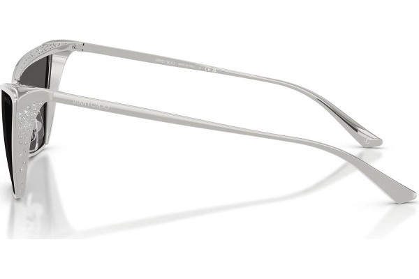 Okulary przeciwsłoneczne Jimmy Choo JC4019B 300287 Kocie oczy Srebrne