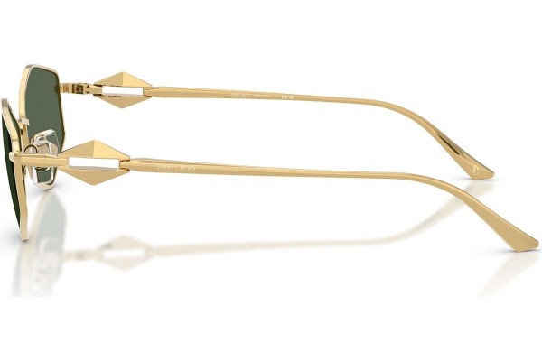 Okulary przeciwsłoneczne Jimmy Choo JC4017 302371 Owalne Złote