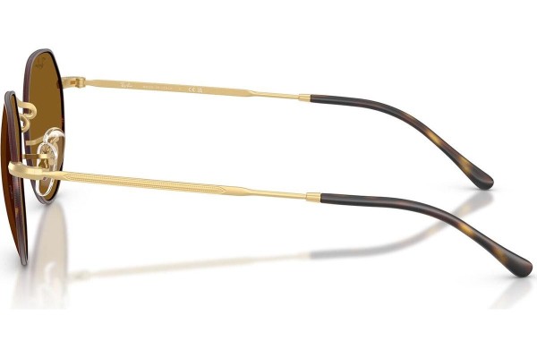 Okulary przeciwsłoneczne Ray-Ban Jack RB3565 927533 Okrągłe Havana
