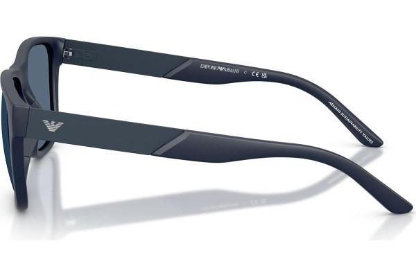 Okulary przeciwsłoneczne Emporio Armani EA4243 624480 Kwadratowe Niebieskie
