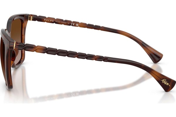 Okulary przeciwsłoneczne Ralph by Ralph Lauren RA5328U 614913 Kwadratowe Havana