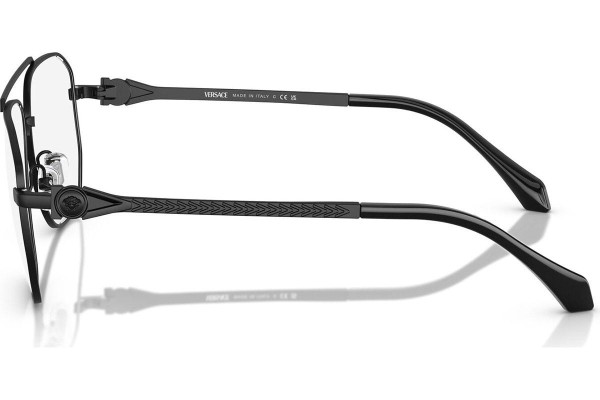 Okulary korekcyjne Versace VE1307 1436 Pilotki (Aviator) Czarne