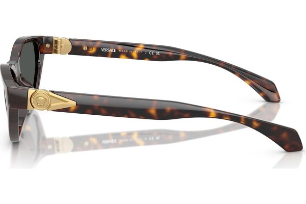 Okulary przeciwsłoneczne Versace VE4491U 108/87 Kocie oczy Havana