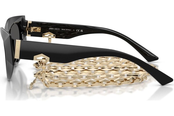 Okulary przeciwsłoneczne Jimmy Choo JC5045U 500087 Kocie oczy Czarne