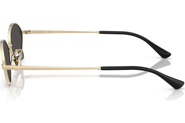 Okulary przeciwsłoneczne Ray-Ban Kai RB3757 921387 Owalne Złote