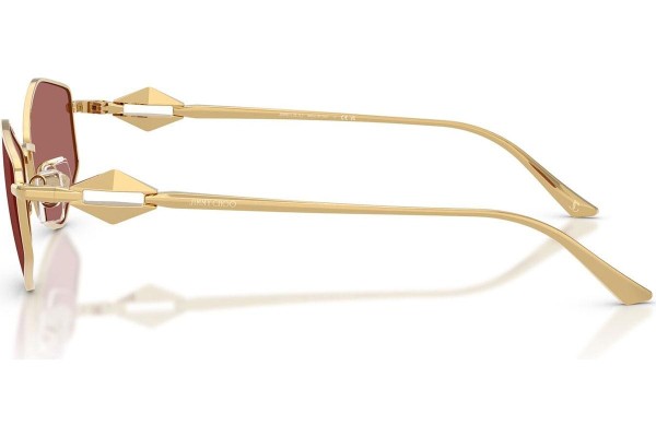 Okulary przeciwsłoneczne Jimmy Choo JC4017 302369 Owalne Złote