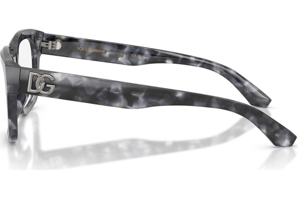 Okulary korekcyjne Dolce & Gabbana DG3416 3445 Kwadratowe Szare