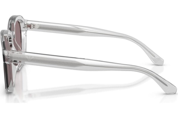 Okulary przeciwsłoneczne Emporio Armani EA4245U 62507N Kwadratowe Przezroczyste