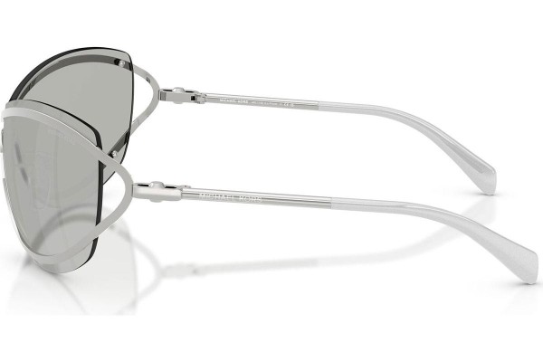 Okulary przeciwsłoneczne Michael Kors La Praia MK1166 19038V Kocie oczy Srebrne