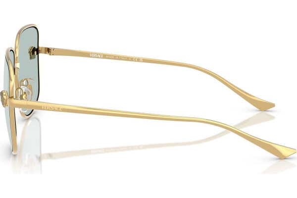 Okulary przeciwsłoneczne Versace VE2282 10029C Kwadratowe Złote