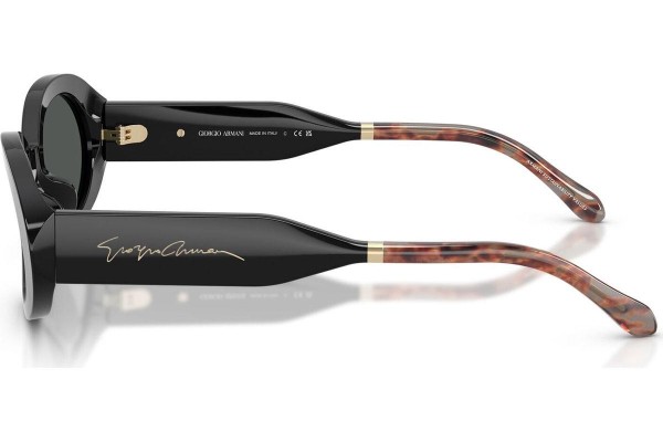 Okulary przeciwsłoneczne Giorgio Armani AR8234U 587587 Owalne Czarne