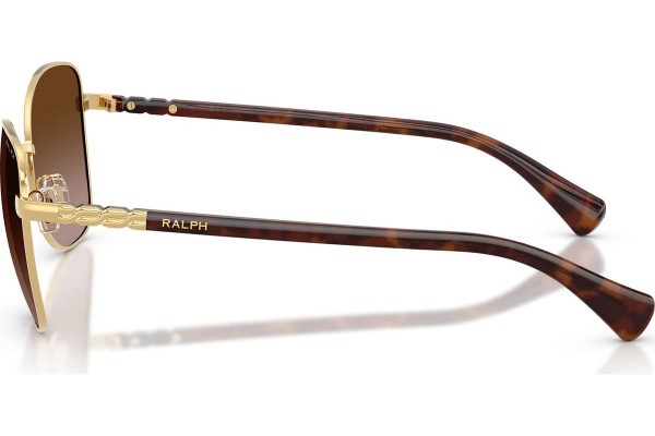 Okulary przeciwsłoneczne Ralph by Ralph Lauren RA4147 900413 Kocie oczy Złote