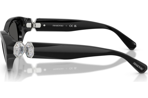 Okulary przeciwsłoneczne Swarovski SK6036U 103887 Owalne Czarne