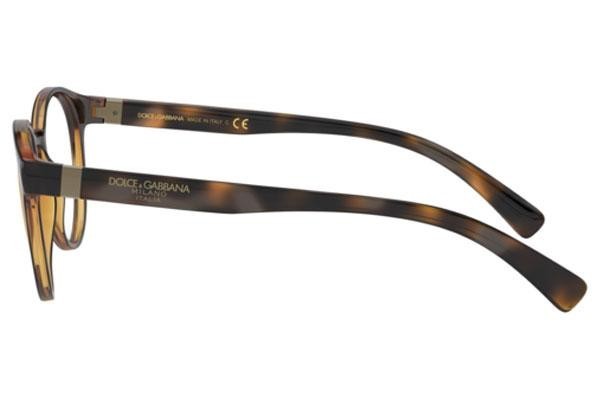 Okulary korekcyjne Dolce & Gabbana DG5046 502 Okrągłe Havana