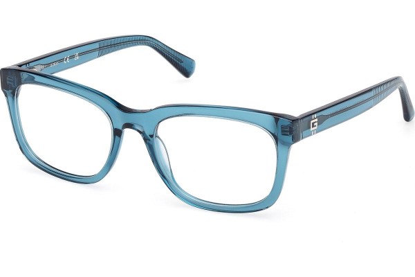 Okulary korekcyjne Guess GU50251 087 Kwadratowe Niebieskie
